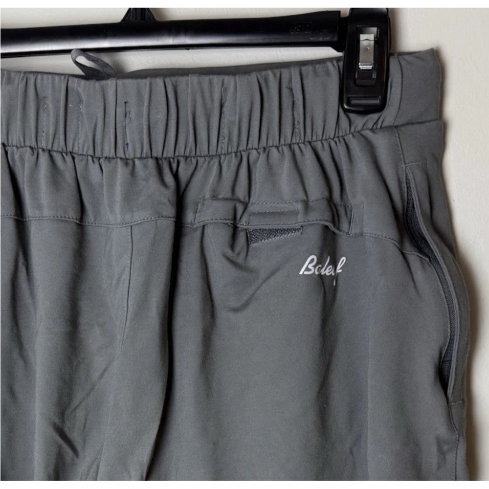 Baleaf Womens Shorts Bermada Size Medium Gray Drawstring Pockets Cycling Hiking - Picture 5 of 6